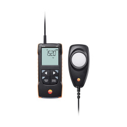 Testo 545 Digital Lux Meter (Light Meter) – 0…100,000 Lux, Class C, LED Compatible, Cable Probe, Bluetooth App Connection (0563 1545)