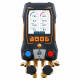 Testo 558s ჭკვიანი ვაკუუმის ნაკრები – სენსორული 4-გზიანი ციფრული კოლექტორი + 2× 115i მომჭერიანი თერმომეტრი + 552i ვაკუუმის ზონდი (0564 5582)