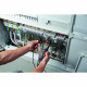 Testo 755-2 დენისა და ძაბვის ტესტერი – 1000 V AC/DC, 200 A AC, ფაზების ბრუნვის მიმართულების და ერთპოლუსიანი ფაზის ტესტი, ფანრით (0590 7552)
