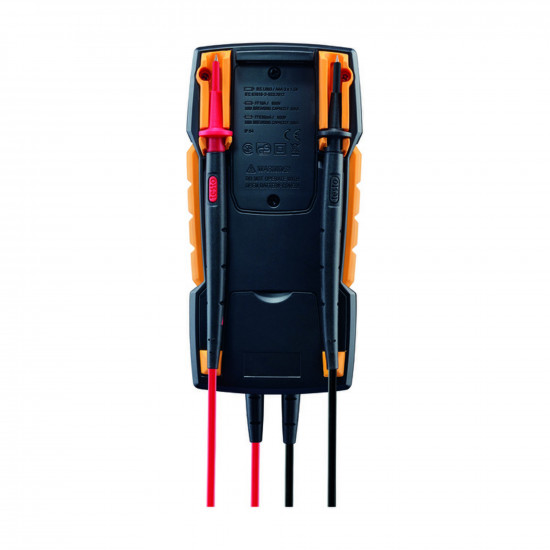 Testo 760-2 TRMS ციფრული მულტიმეტრი (ტესტერი) – პარამეტრის ავტომატური ამოცნობა, µA, დაბალი სიხშირის ფილტრი, ტემპერატურის ადაპტერით, CAT IV (0590 7602)