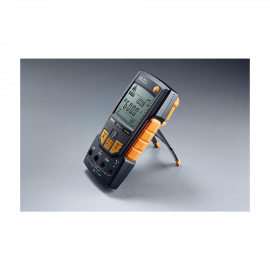 Testo 760-2 TRMS ციფრული მულტიმეტრი (ტესტერი) – პარამეტრის ავტომატური ამოცნობა, µA, დაბალი სიხშირის ფილტრი, ტემპერატურის ადაპტერით, CAT IV (0590 7602)