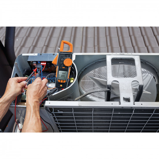 Testo 770-3 Bluetooth TRMS დენის კლეშჩის ნაკრები – 600 A AC/DC, 1000 V, µA, სიმძლავრე და პუსკის დენი, ჩანთით (0590 7703 02)