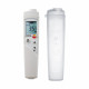 Testo 826-T2 Infrared Thermometer for Food – 6:1 Optics, Single-Point Laser, −50…+300 °C, TopSafe Case Included (0563 8282)