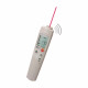 Testo 826-T2 Infrared Thermometer for Food – 6:1 Optics, Single-Point Laser, −50…+300 °C, TopSafe Case Included (0563 8282)