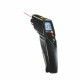 Testo 830-T1 ლაზერული ინფრაწითელი თერმომეტრი (პირომეტრი) – −30…+400 °C, 10:1 ოპტიკა, ლიმიტის სიგნალიზაცია, პისტოლეტის ტიპის (0560 8311)