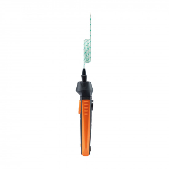 Testo 915i უსადენო თერმომეტრი მოქნილი თერმოწყვილის ზონდით (K ტიპი) – Bluetooth, −50…+400 °C, 800 mm მინაბოჭკოვანი კაბელი (0563 4915)