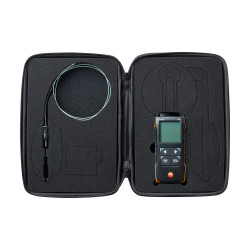 Testo 925 K ტიპის თერმოწყვილიანი ციფრული თერმომეტრი – −50…+1000 °C, Bluetooth აპლიკაციასთან კავშირით, განგაშით, მოქნილი K ტიპის ზონდით (0563 0925)