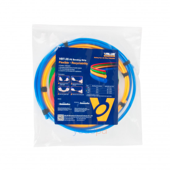Value VBT-3S პოლიეთილენის ღეროების ნაკრები სპილენძის მილის მოსაღუნად (4 ც.)