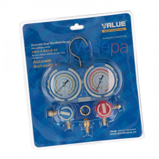 Value VMG2-R22-03 Manifold-Ø80 R22/134/404/407