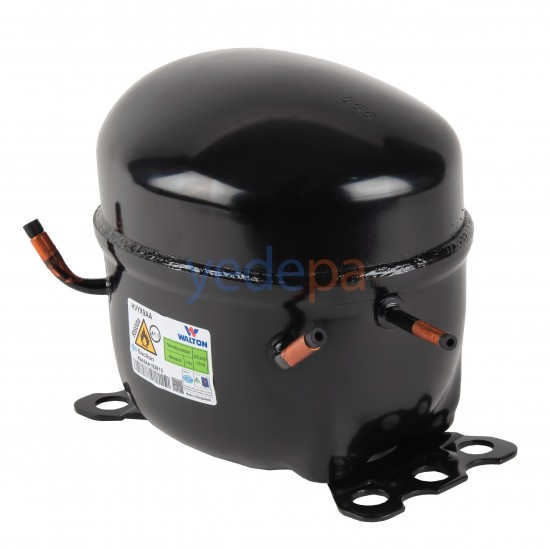 Walton GVYX9AA 1/4+ Hp Hermetik Buzdolabı Soğutucu Kompresör - R600a, 220V, 185W Soğutma Kapasiteli, Sessiz Çalışma ve Yüksek Verimlilik