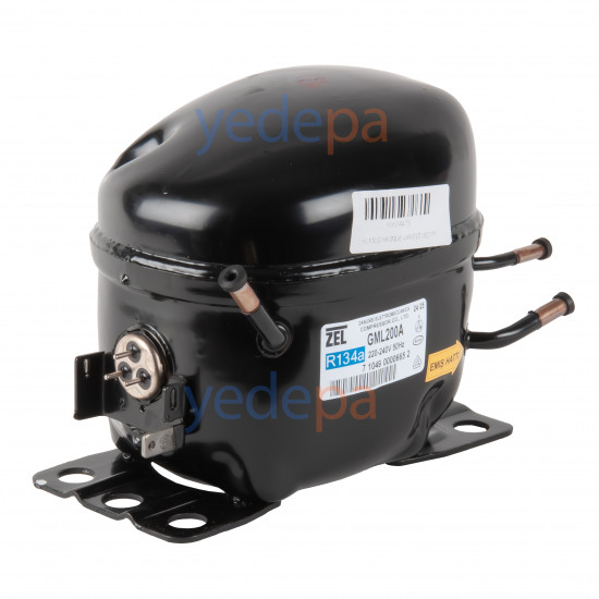 Zel (Zanussi) GML200A 1/4 HP R134a Household Refrigerator Compressor