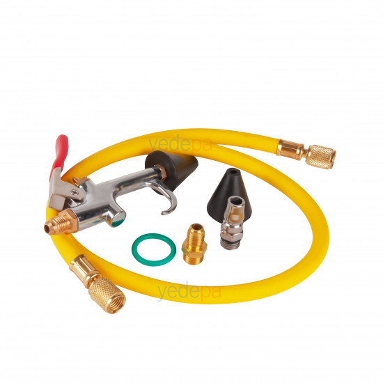 ZET-KAR FS-399 Air Conditioner and Refrigerator System Flush Kit – Stainless Tank, with Pressure Gauge
