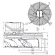 Ziehl-Abegg FN030-4EW.WA.A7 Aksiyal Fan - Almanya Üretimi, 230V, 300mm Fan Çapı, 2.020 m³/h Hava Debisi, 1290 RPM, Üfleme Yönlü - Art. 141664