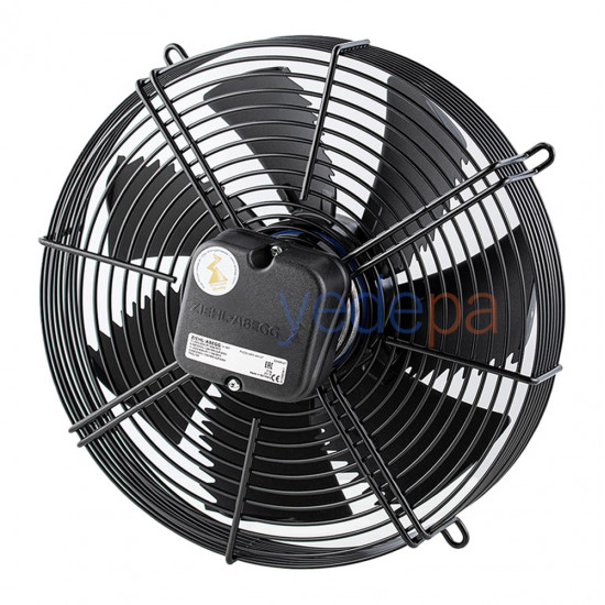 Ziehl-Abegg FN030-6IK.0E.V7 Axial Fan - 220-277V, 0.45kW, 1900 RPM, 300mm Fan Diameter, 2,800 m³/h Air Flow, Suction Direction - Art. 140051