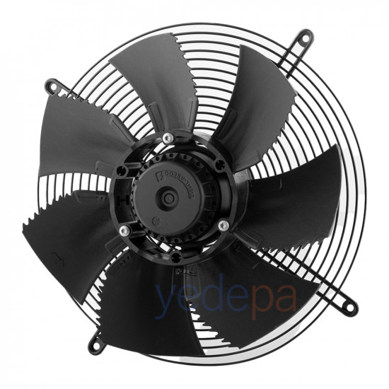 Ziehl-Abegg FN035-4ED.0F.A7P2 Axial Fan - 230V, 230W, 1410 RPM, 350mm Fan Diameter, 2,750 m³/h Air Flow, Blowing Direction - Art. 155877