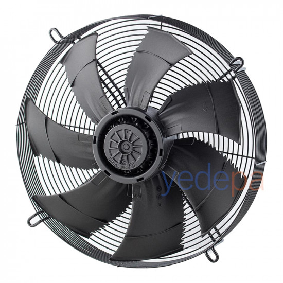 Ziehl-Abegg FN045-6IK.BF.V7P2 Axial Fan Motor - 450mm Fan Diameter, 6,700 m³/h Air Flow, Suction Direction - Art. 140623