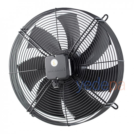 Ziehl-Abegg FN045-6IK.BF.V7P2 Axial Fan Motor - 450mm Fan Diameter, 6,700 m³/h Air Flow, Suction Direction - Art. 140623