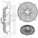 Ziehl-Abegg FN050-4EK.4I.V7P1 Axial Fan - 230V, 500mm Fan Diameter, 8,900 m³/h Air Flow, 1240 RPM, Suction Type - Art. 175052