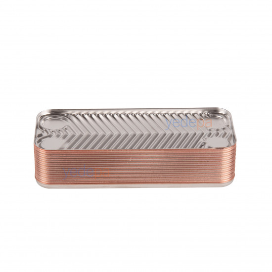 Zilmet Combi Boiler Plate Heat Exchanger 18 Plates – 17B1901826, 148 mm, 28 kW | Compatible with Fondital Tahiti, Flores, Pictor, Aries Dual