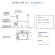 Zingfa QR3-134 Hermetik Kompresör – 7 HP, R404A, Trifaze 380 V, 18.230 W