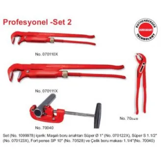 Rothenberger 1099978 Profesyonel Set- 2 (70110+70111+70040+70528)