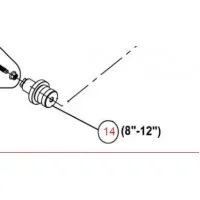 Rothenberger 1500001607 Rogroover 1500001351 için Silindir 8-12"