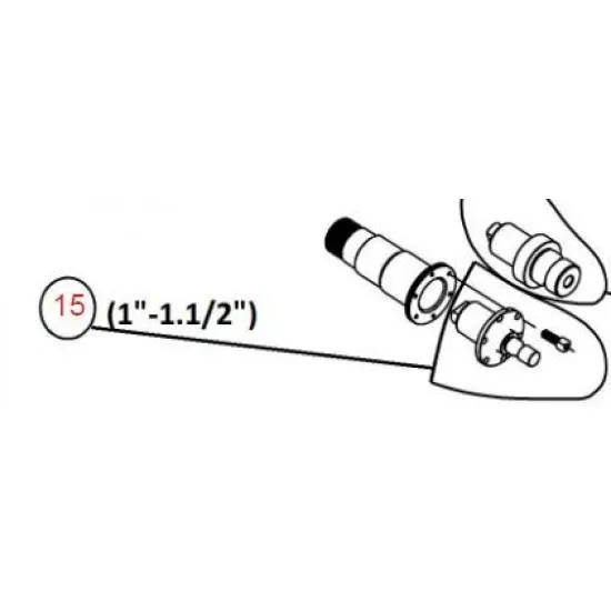 Rothenberger 1500001608 Rogroover 1500001351 için Silindir 1-1 1 /2''