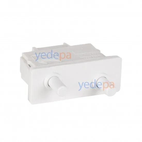 2 Basmalı 3 Soket Buzdolabı Kapı / Lamba Butonu