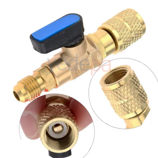 R22A - R134A Gaz Şarj Hortum Adaptörü Vanalı