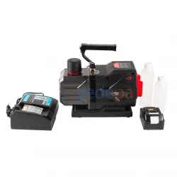2VI-3DLi Çift Kademeli Akülü, Şarjlı, Kablosuz Vakum Pompası - 18V, 1/2 HP, 6CFM Lityum Bataryalı