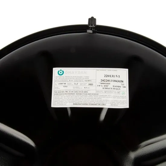 3/8'' 7L Aden Baskılı Kombi Genleşme Tankı