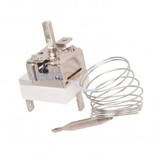 30-120 Derece Çift Kontaklı Sıcaklık Termostatı - Çay Makineleri, Kazanlar ve Fırınlar İçin