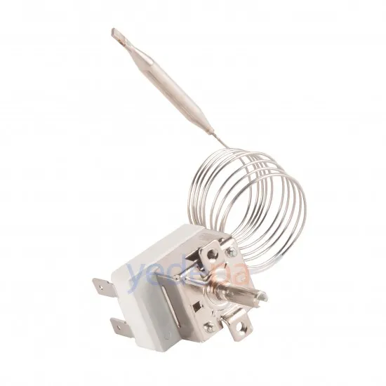 30-90 Derece Çift Kontaklı Sıcaklık Termostatı - Termosifon ve Benmari Tezgahları İçin