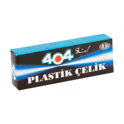404 Plastik Çelik Yapıştırıcı 16 gr | Çift Bileşenli Şeffaf Epoksi (Reçine + Katalizör)