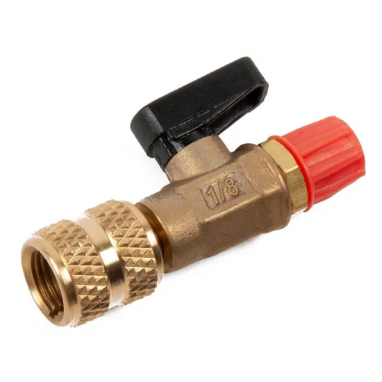 410 Gaz Şarj Hortum Adaptörü Vanalı