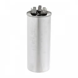 50+6 µF Dual Klima Kondansatör (Kapasitör) Metal 450 VAC - 50/60 Hz