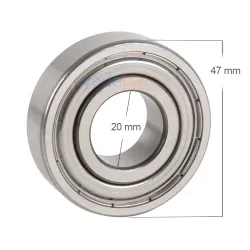 6204-2Z / C3 Çamaşır Makina Kazan Rulmanı