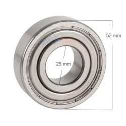 6205-2Z / C3 Çamaşır Makina Kazan Rulmanı