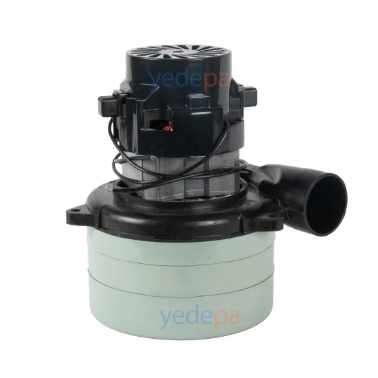 73 Elektrikli Süpürge Vakum Motoru - Üç Fanlı Egzostlu, 220V 1200W, Bakır Sargılı