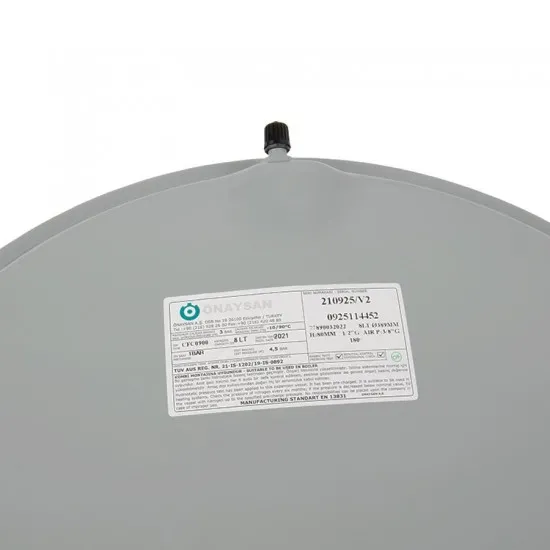 1/2" - 3/8" 8 LT Eca Çift Giriş Purjörlü Kombi Genleşme Tankı