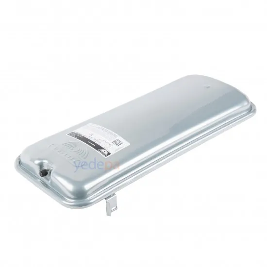 8 Litre Dikdörtgen Kombi Genleşme Tankı (Zilmet – Kancalı – 3/8" Bağlantılı – Ferroli Uyumlu 39804890)