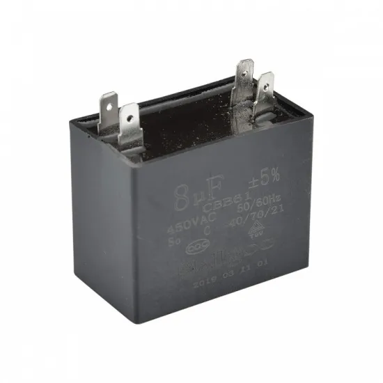 Kare Kondansatör (Kapasitör) 8 µF 450 VAC - 50/60 Hz