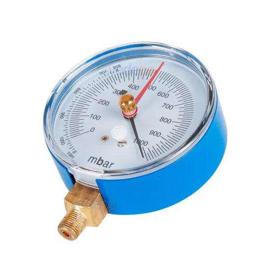 80 mm Hassas Vakum Saati (0-1000 mbar)