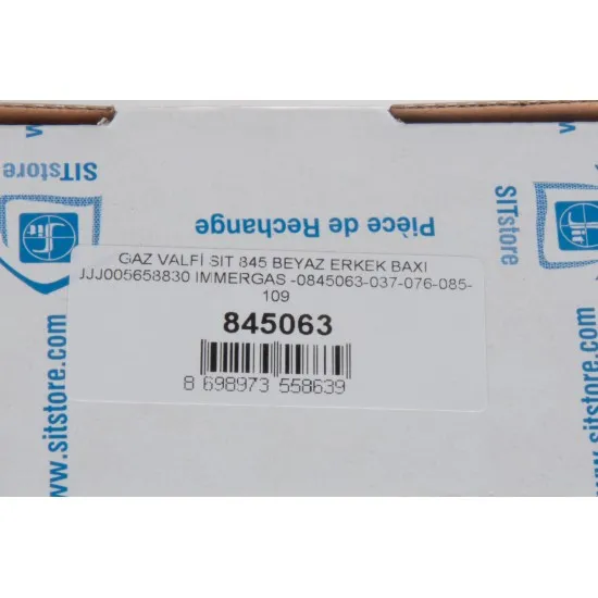 845 Sigma Kombi Gaz Valfi 0845063