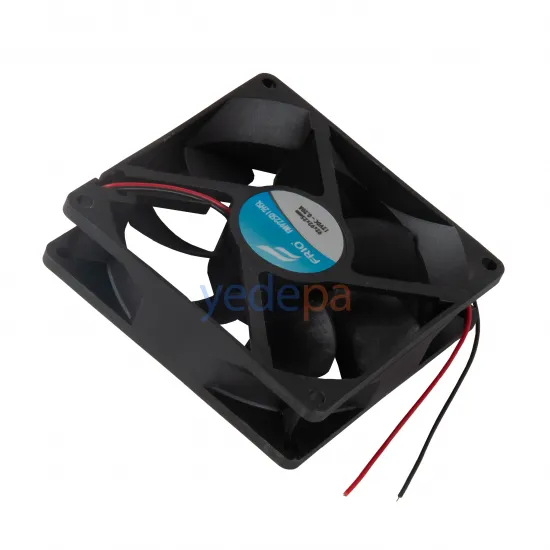 92x92x25 mm Manyetik Yataklı Kare Fan 12V - Vida Aralığı 82 mm