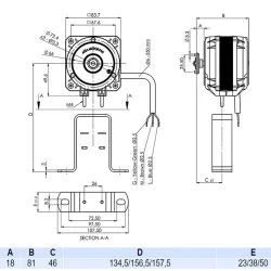 Aksa Q Fan Motoru (Ayaklı) 5-32 5W