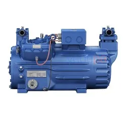BOCK HGX44e/475-4 S Yarı Hermetik 4 Silindirli Emme Gazı Soğutmalı Kompresör | IP66, 3 Faz, 380-420V, R404A, R134a, R407C Uyumlu