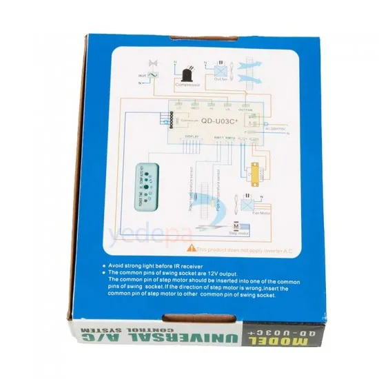 Klima Akıllı Kart ve Kumanda Seti QD-U03C