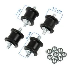 Klima Konsol Titreşim Önleyici Takoz Lastiği 45x2 (4'lü Paket)