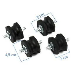 Klima Konsol Titreşim Önleyici Takoz Lastiği 60x2 (4'lü Paket)